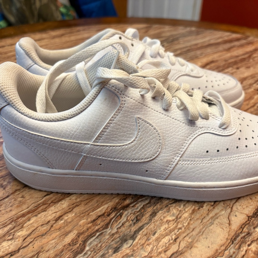 Nike White Mesh Sneakers